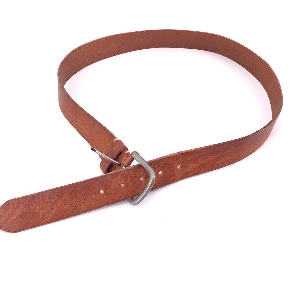Lucky Brand Mens Brown Leather Belt Size 36 43 Long